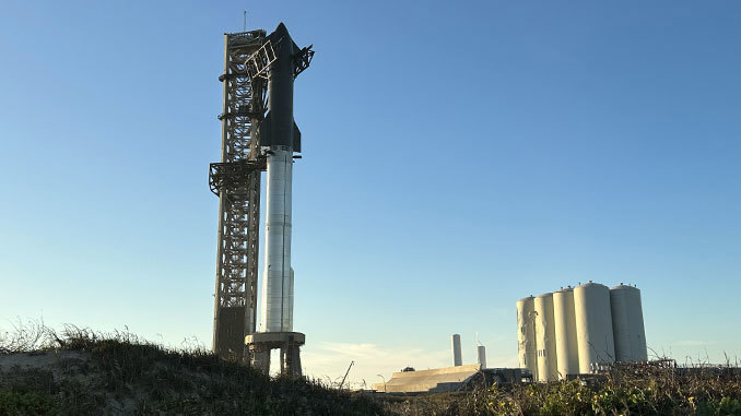 Andre test-oppskyting av Super Heavy/Starship*